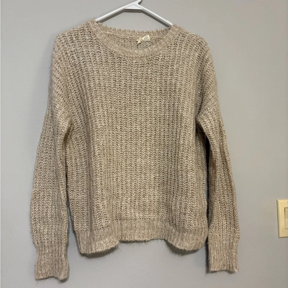 Soft Knit Sweater in Cream - Picture 1 of 8